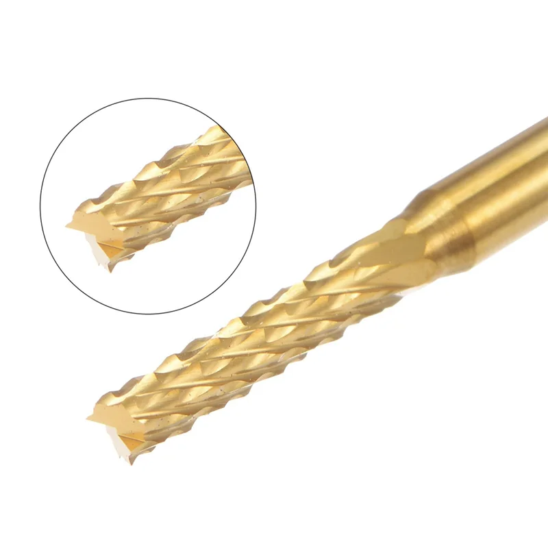 2025 Trend 10PCS Titanium Coat Carbide End Mill Engraving Milling Cutter CNC Router Bits For PCB Machine, 1/8 Inch Shank
2025 Trend 10PCS Titanium Coat Carbide End Mill Engraving Milling Cutter CNC Router Bits For PCB Machine, 1/8 Inch Shank