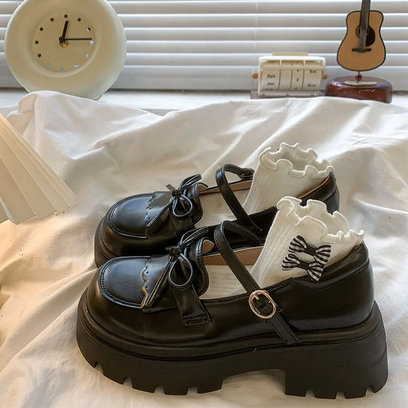 Adorable Versatile Mary Jane Shoes Women's Thick Heel Boosting Cute College Style Slip-On Round Toe Ultra-Fiber Upgraded Version
Adorable Versatile Mary Jane Shoes Women's Thick Heel Boosting Cute College Style Slip-On Round Toe Ultra-Fiber Upgraded Version
