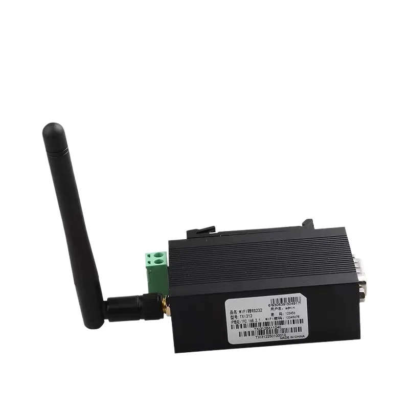 Wireless serial port server RS232 to WIFI/RJ45 network port to serial port industrial grade communication network transmission
Wireless serial port server RS232 to WIFI/RJ45 network port to serial port industrial grade communication network transmission