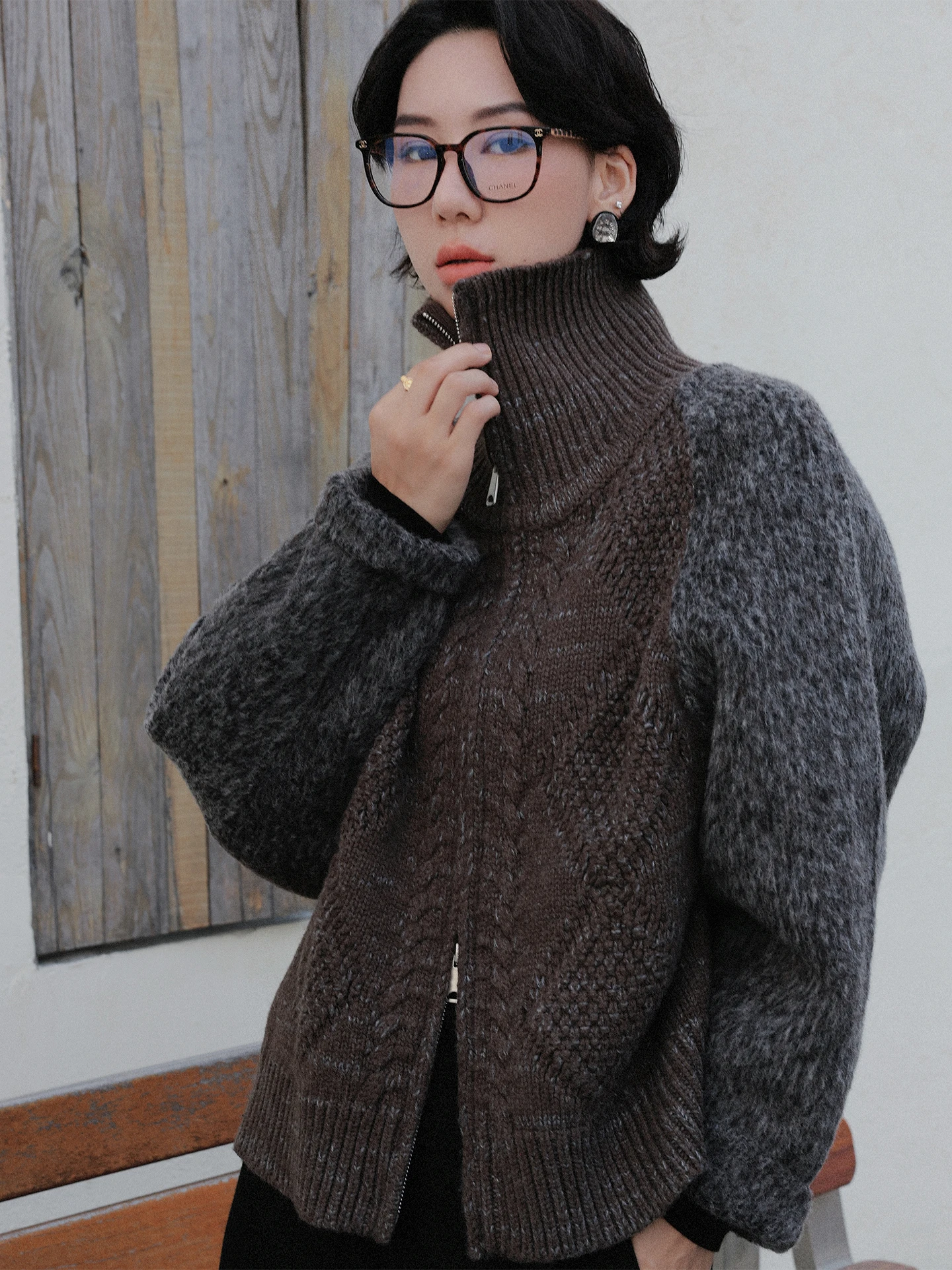 TT женский осенне-зимний вязаный кардиган, пальто с двойной молнией и высоким воротником, свитер из шерсти альпаки, верхняя одежда
TT женский осенне-зимний вязаный кардиган, пальто с двойной молнией и высоким воротником, свитер из шерсти альпаки, верхняя одежда