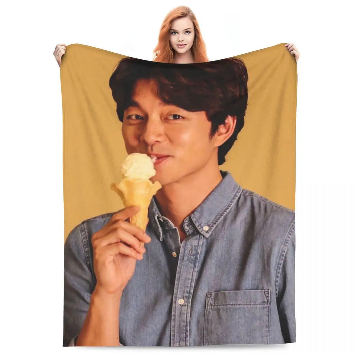 New Arrival Gong Yoo KPOP Blankets Fleece Sofa Throw Blanket Portable Throw Blankets for Bedroom Office Throws Bedspread Quilt
New Arrival Gong Yoo KPOP Blankets Fleece Sofa Throw Blanket Portable Throw Blankets for Bedroom Office Throws Bedspread Quilt