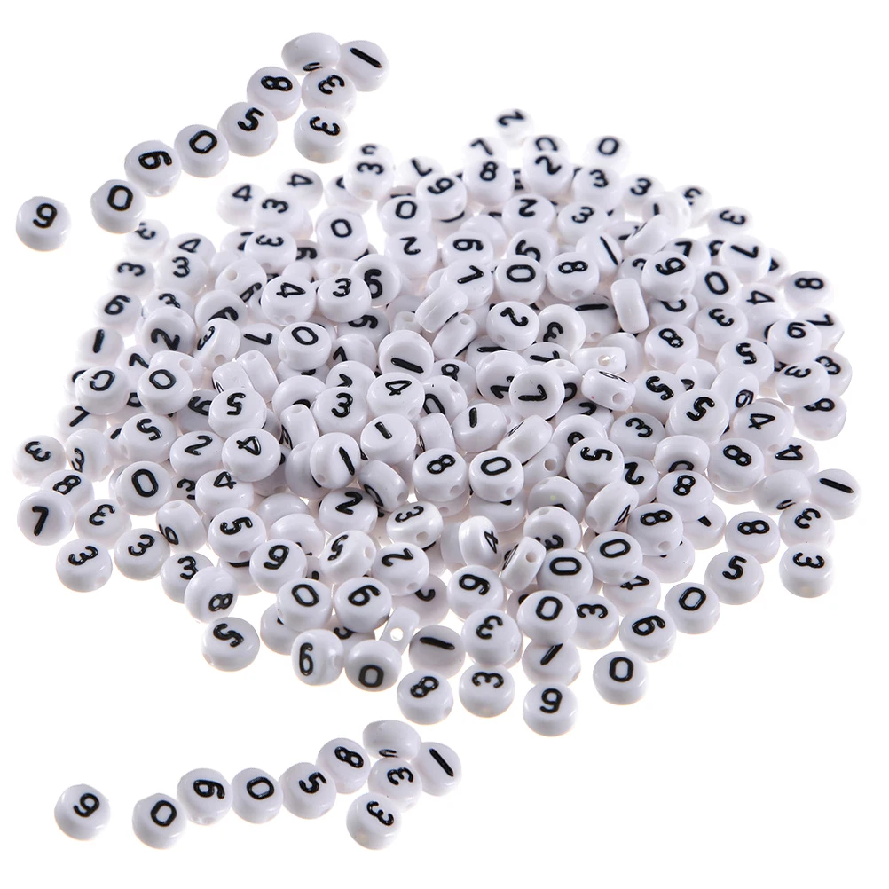 100Pcs Acrylic Number Beads DIY Bracelet Necklace Jewelry Making Stylish Loose Beads Craft Supplies Acrylic Bracelet Bead
100Pcs Acrylic Number Beads DIY Bracelet Necklace Jewelry Making Stylish Loose Beads Craft Supplies Acrylic Bracelet Bead