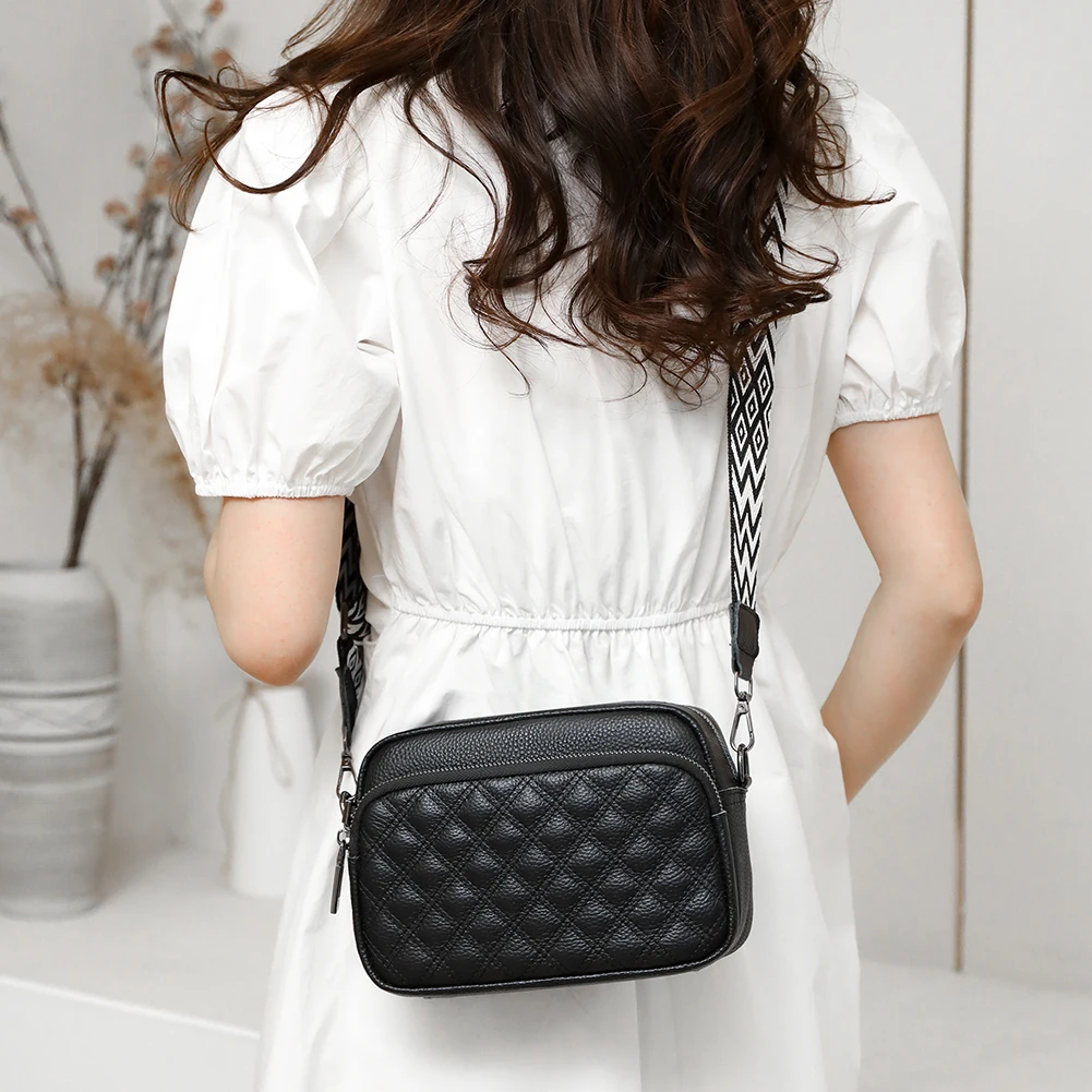 Fashion Trend Handbags Simple Casual Women Crossbody Bag Genuine Leather Portable Elegant Adjustable Straps Ladies Tote Clutchs
Fashion Trend Handbags Simple Casual Women Crossbody Bag Genuine Leather Portable Elegant Adjustable Straps Ladies Tote Clutchs