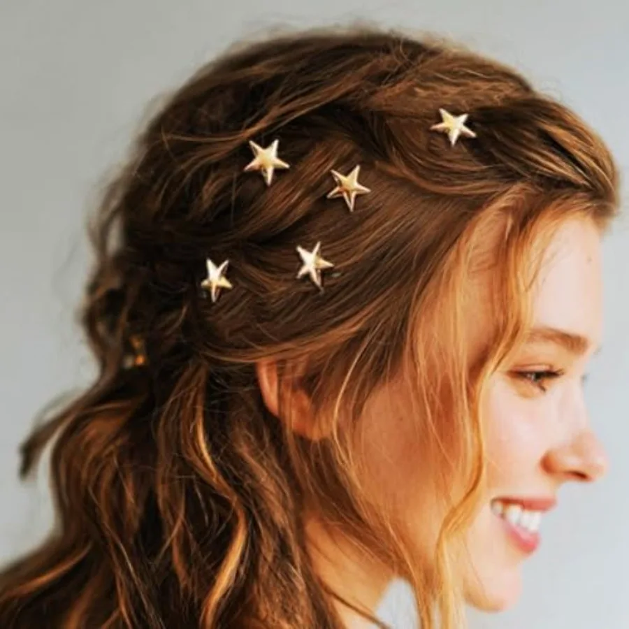 Hair Pins Star Hair Clips Bridal Hair Pcs Wedding Hair Accessories for Women and Girls Pack of 5
Hair Pins Star Hair Clips Bridal Hair Pcs Wedding Hair Accessories for Women and Girls Pack of 5