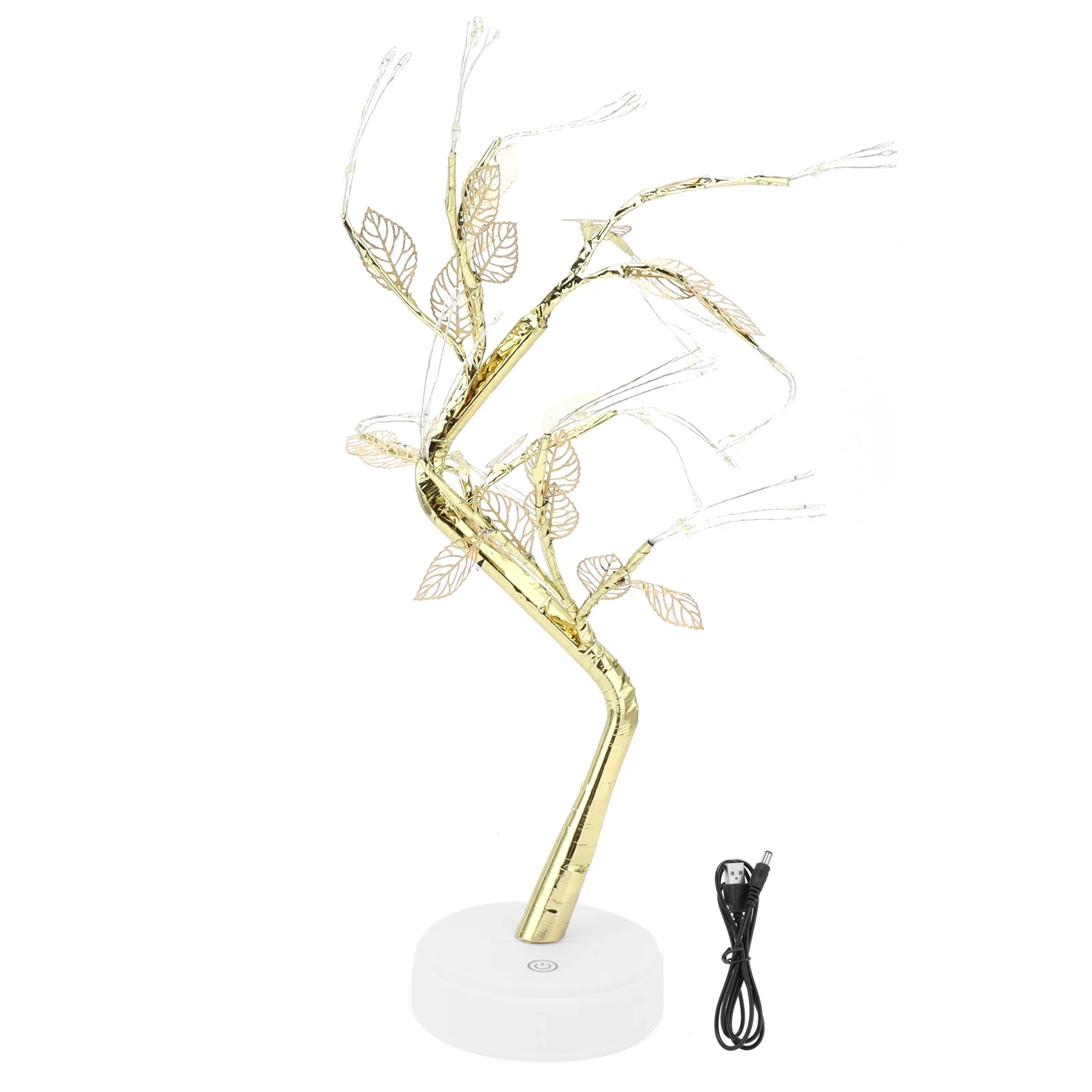 Night Light 72LEDs Artificial Leaf Bonsai LED Copper Wire Lamp Battery USB Powered Touch Switch Light for Home Decoration
Night Light 72LEDs Artificial Leaf Bonsai LED Copper Wire Lamp Battery USB Powered Touch Switch Light for Home Decoration