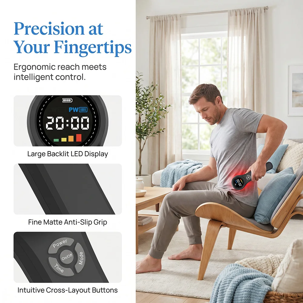 1760mW Professional Cold Laser Therapy Device 3 in 1 Pain Treatment Red Light Machine for Back Knee Joint Muscle Pain Inflammation Relief Human Pet Use
1760mW Professional Cold Laser Therapy Device 3 in 1 Pain Treatment Red Light Machine for Back Knee Joint Muscle Pain Inflammation Relief Human Pet Use