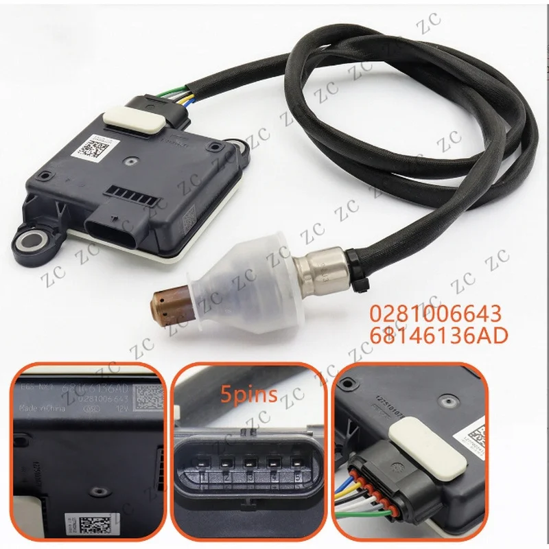 S+ 0281006643 68146136AD NOX sensor For 2018-2020 JEEP GRAND CHEROKEE 3.0L DIESEL
S+ 0281006643 68146136AD NOX sensor For 2018-2020 JEEP GRAND CHEROKEE 3.0L DIESEL