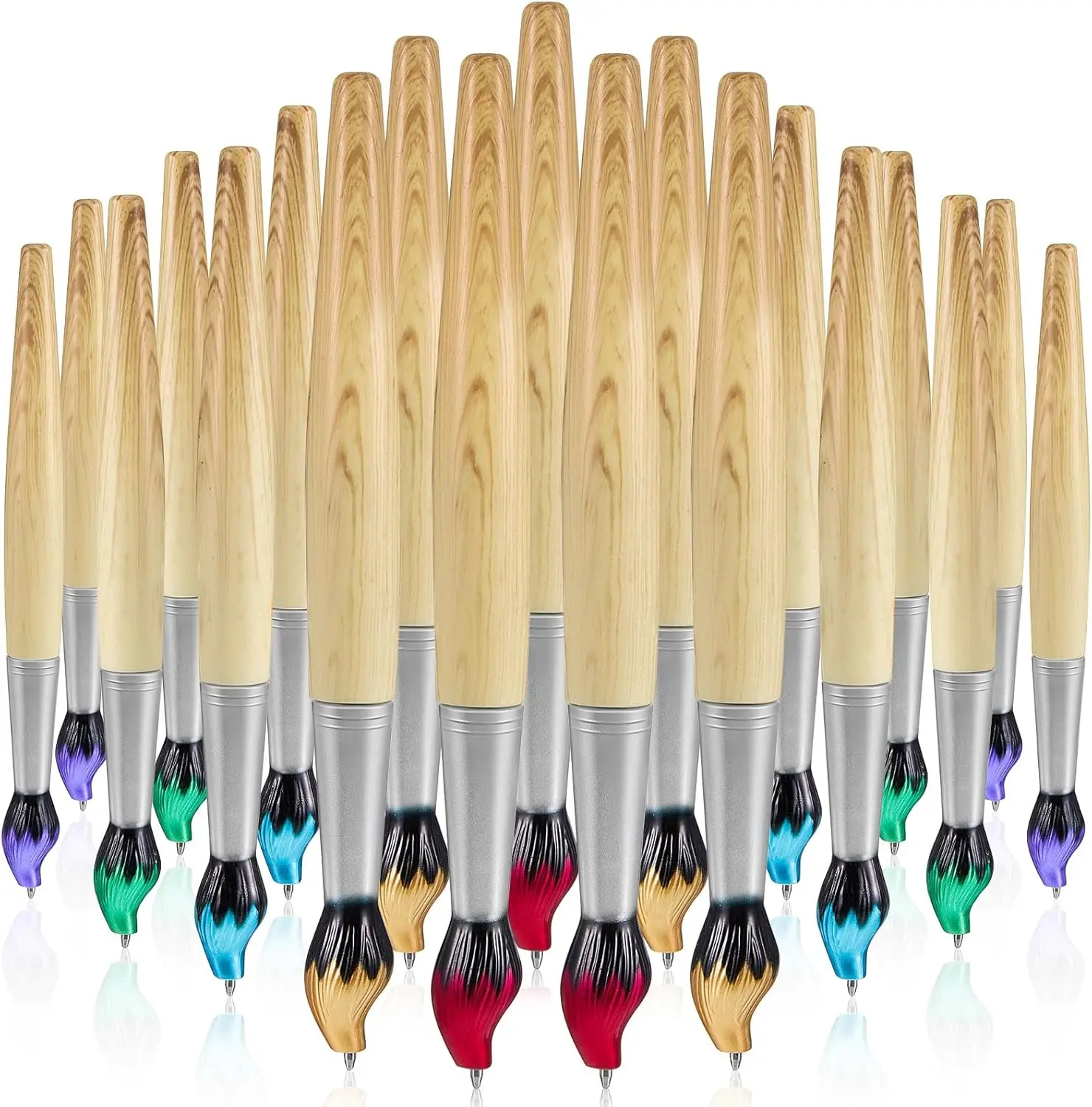 30 Pcs Retractable Bamboo Brush Shape Ballpoint Pens - Novelty Art Teacher Gifts, Party Supplies
30 Pcs Retractable Bamboo Brush Shape Ballpoint Pens - Novelty Art Teacher Gifts, Party Supplies