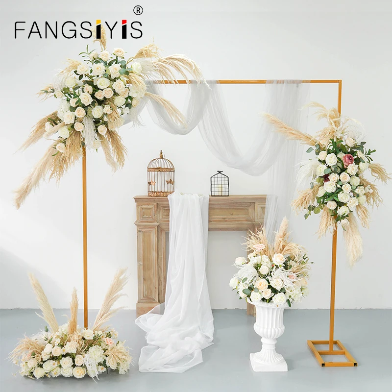 Champagne Wedding Arch Floral Simulation Flower Artificial Reed Pampas Home Living Room Christmas Party Decoration Photo Props
Champagne Wedding Arch Floral Simulation Flower Artificial Reed Pampas Home Living Room Christmas Party Decoration Photo Props