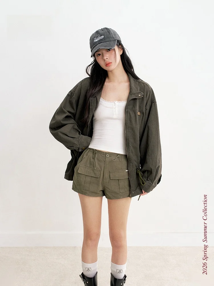 Liilou 100% Cotton Comfortable Casual Workwear Shorts Drawstring Waist Straight Leg High Waist Button Fly Spring Summer Ladies
Liilou 100% Cotton Comfortable Casual Workwear Shorts Drawstring Waist Straight Leg High Waist Button Fly Spring Summer Ladies