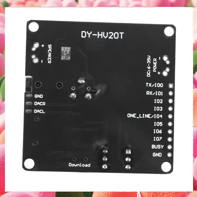 4X DY-HV20T 12 В/24 В источник питания 10 Вт/20 Вт модуль воспроизведения голоса с поддержкой карты Micro-SD MP3-плеер для Arduino-ABJU
4X DY-HV20T 12 В/24 В источник питания 10 Вт/20 Вт модуль воспроизведения голоса с поддержкой карты Micro-SD MP3-плеер для Arduino-ABJU