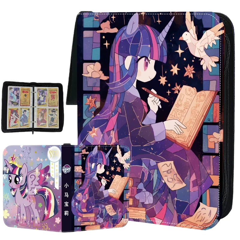 Новая карточная книга My Little Pony, игровая карточная коллекция, мультяшная анимационная папка, держатель для визитных карточек, папка на молнии, детская игрушка, подарок
Новая карточная книга My Little Pony, игровая карточная коллекция, мультяшная анимационная папка, держатель для визитных карточек, папка на молнии, детская игрушка, подарок