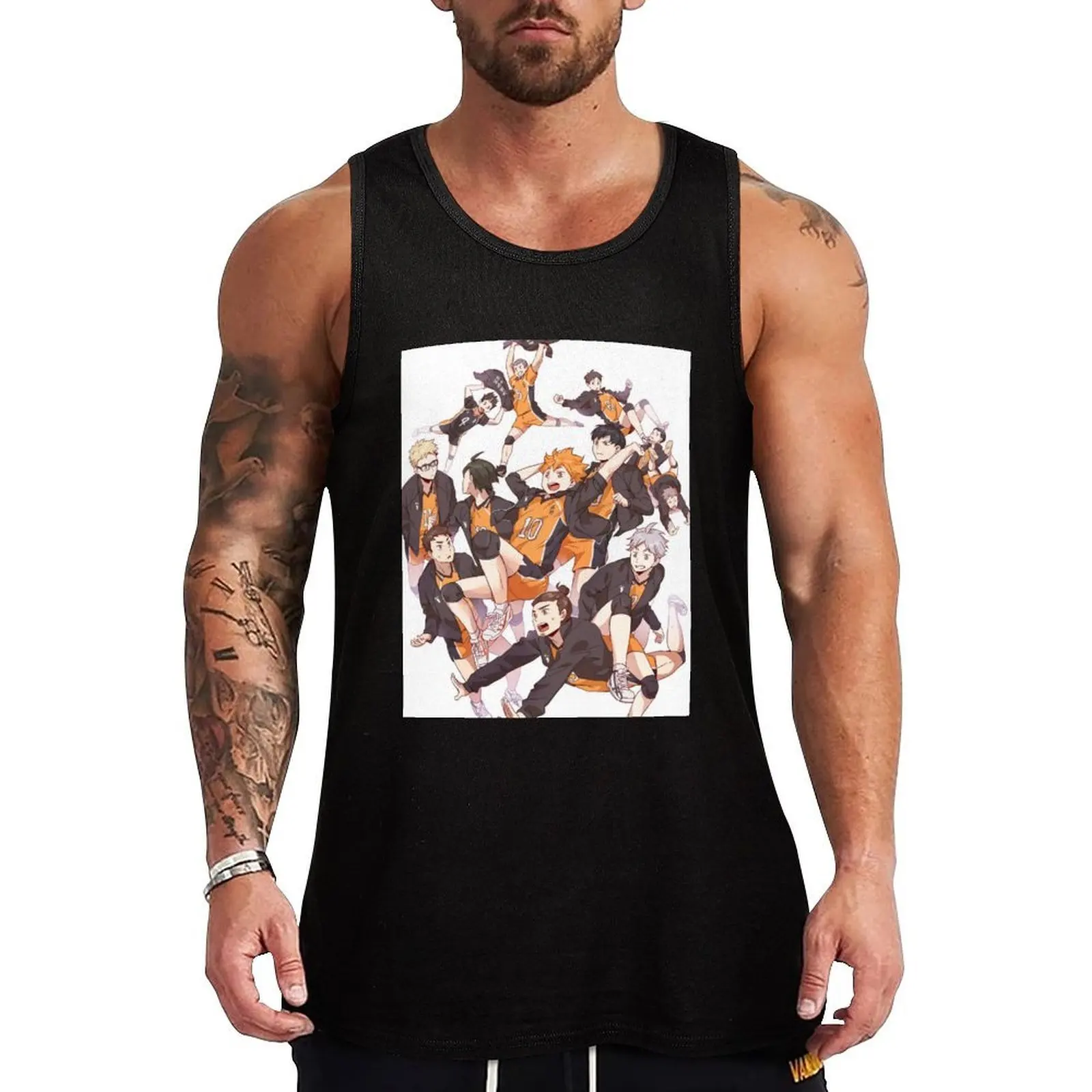 Haikyū!! Tank Top Men's gym t-shirt Working vest sleeveless shirts Men gym sportswear
Haikyū!! Tank Top Men's gym t-shirt Working vest sleeveless shirts Men gym sportswear