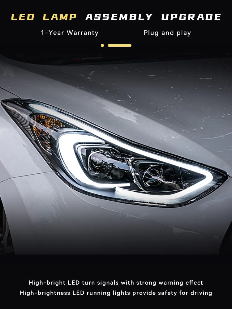 Автомобильные фары для Hyundai Elantra 2012-2017, новое обновление Devil Eyes, светодиодная передняя фара DRL, указатель поворота, аксессуары для инструментов
Автомобильные фары для Hyundai Elantra 2012-2017, новое обновление Devil Eyes, светодиодная передняя фара DRL, указатель поворота, аксессуары для инструментов