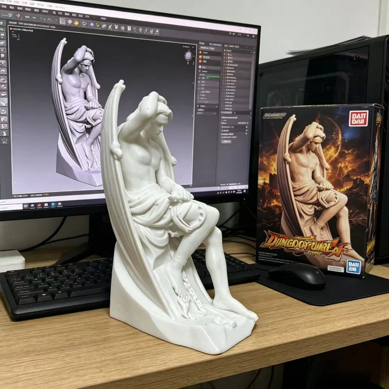 3D printed Lucifer model beige desktop ornament sculpture anime bookshelf decoration suitable for collection and gift giving
3D printed Lucifer model beige desktop ornament sculpture anime bookshelf decoration suitable for collection and gift giving