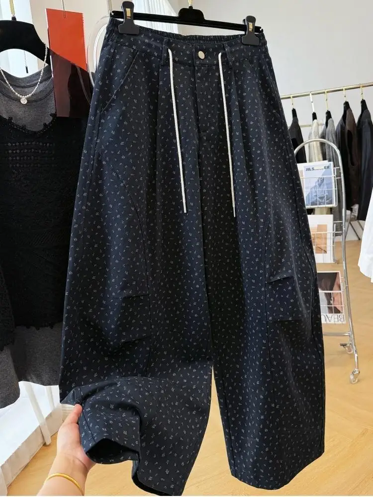 High Quality Luxury Wide Leg Pants Fashion New Drawstring High Waist Straight Pants Ladies Casual Trousers
High Quality Luxury Wide Leg Pants Fashion New Drawstring High Waist Straight Pants Ladies Casual Trousers