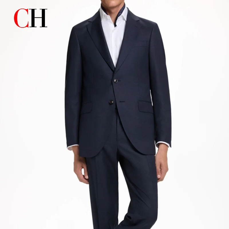 CH Single Breasted Notch Lapel Slim Fit Blazer Men Premium Wool Blend Timeless All Match Wedding Business Tops
CH Single Breasted Notch Lapel Slim Fit Blazer Men Premium Wool Blend Timeless All Match Wedding Business Tops