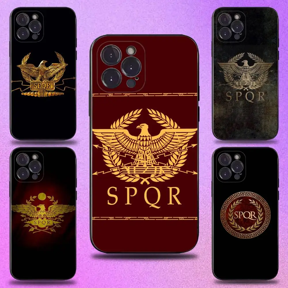The Roman Empire Emblem SPQR Phone Case For iPhone 16,15,14,13,12,11 Plus,Pro Max,XS,X,XR,SE,Mini,8,7,Soft Silicone Black Cover
The Roman Empire Emblem SPQR Phone Case For iPhone 16,15,14,13,12,11 Plus,Pro Max,XS,X,XR,SE,Mini,8,7,Soft Silicone Black Cover