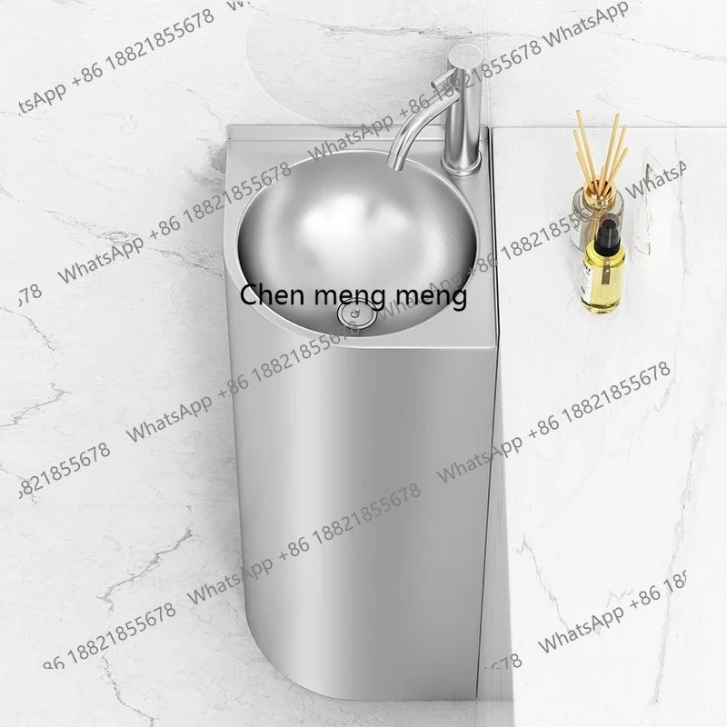 Напольная тумба-умывальник из нержавеющей стали, напольный умывальник для балкона, встроенный умывальник для ванной комнаты
Напольная тумба-умывальник из нержавеющей стали, напольный умывальник для балкона, встроенный умывальник для ванной комнаты