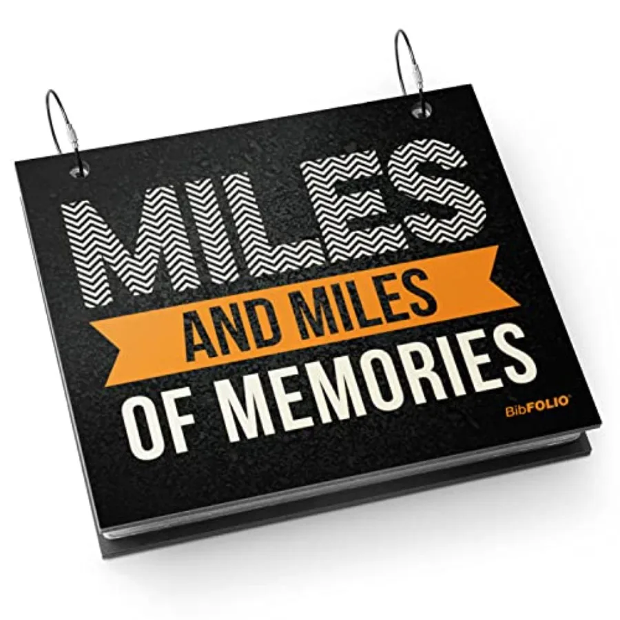 BibFOLIO Race Bib Album Bib Holder Miles of Memories Black
BibFOLIO Race Bib Album Bib Holder Miles of Memories Black