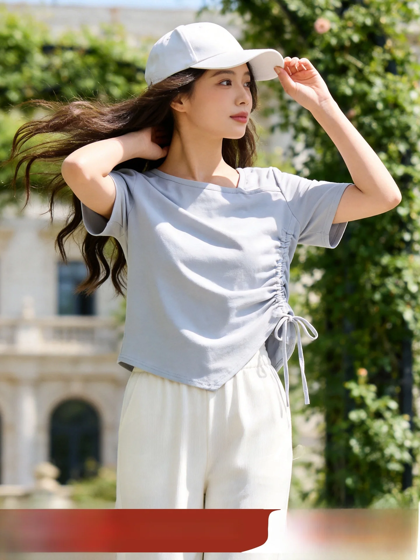 plus Size Women's T-Shirt Summer New Style Drawstring Square Collar Uneven Slimming Meat Covering Cotton Polyester Blend Shor...
plus Size Women's T-Shirt Summer New Style Drawstring Square Collar Uneven Slimming Meat Covering Cotton Polyester Blend Shor...