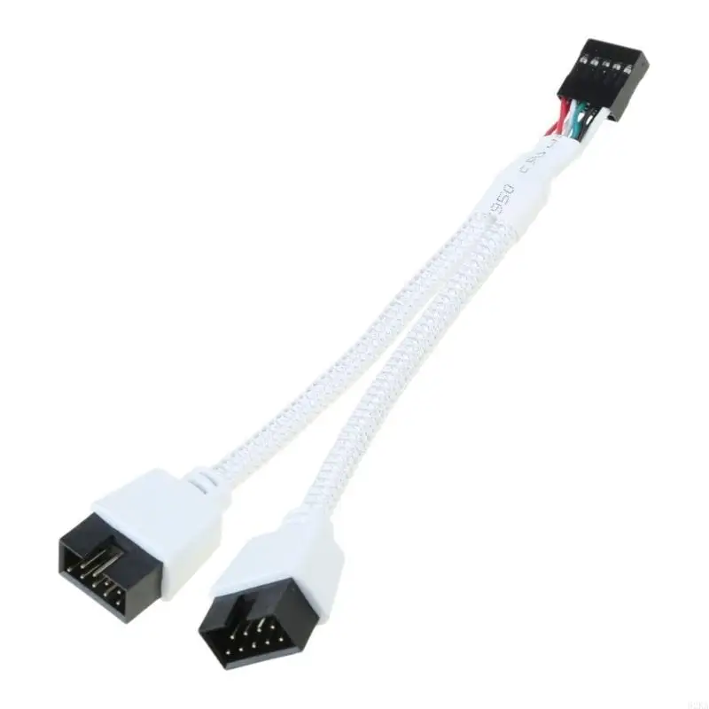 62KA USB 2.0 9Pin to Dual 9Pin Shielded Cable for Enhanced Stability and Protections for Computer Mainboard
62KA USB 2.0 9Pin to Dual 9Pin Shielded Cable for Enhanced Stability and Protections for Computer Mainboard