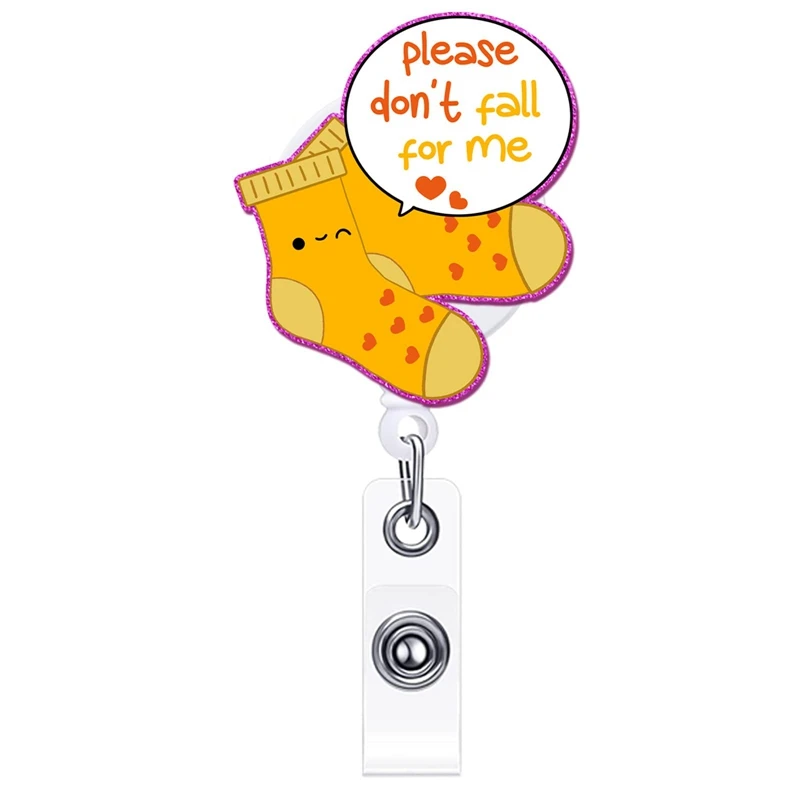 New Glitter "Don't Fall for Me" Socks Badge Reel Charge Nurse Student Physical Therapist Nursing Assistant Nurse Week ICU Rehab
New Glitter "Don't Fall for Me" Socks Badge Reel Charge Nurse Student Physical Therapist Nursing Assistant Nurse Week ICU Rehab