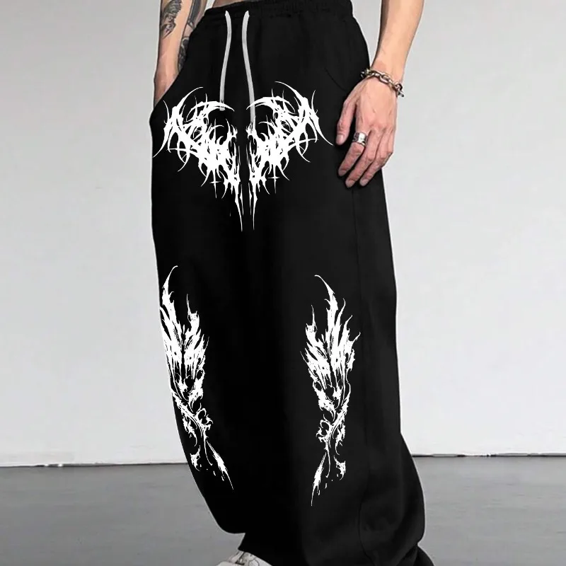 Мужские повседневные спортивные брюки для бега в темном стиле в американском уличном готическом стиле, новые повседневные спортивные брюки унисекс на осень и зиму
Мужские повседневные спортивные брюки для бега в темном стиле в американском уличном готическом стиле, новые повседневные спортивные брюки унисекс на осень и зиму