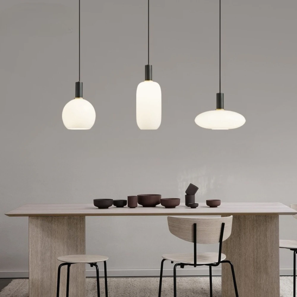 Modern Simple LED Glass Chandelier Dining Room Living Room Bedroom Bedside Coffee Shop All-copper Pendant Lamp Home Decoration
Modern Simple LED Glass Chandelier Dining Room Living Room Bedroom Bedside Coffee Shop All-copper Pendant Lamp Home Decoration