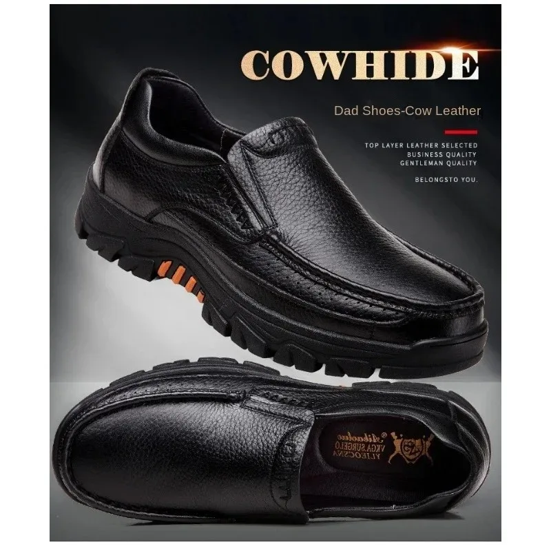 Handmade Leather Men Casual Shoes Soft Sole Comfortable Loafers for Fashionable Slip-on Driving Plus-Size Leather Shoes 
Handmade Leather Men Casual Shoes Soft Sole Comfortable Loafers for Fashionable Slip-on Driving Plus-Size Leather Shoes