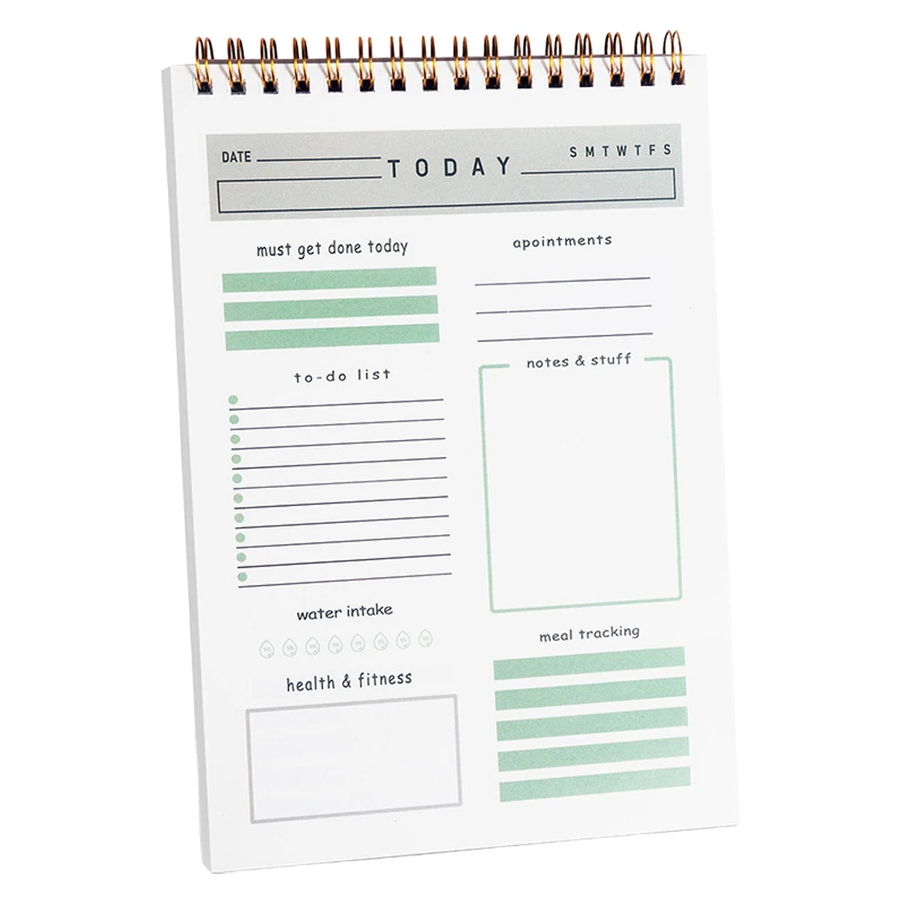 Stylish A5 Daily Planner Spiral Coil Notepad Organizer Reusable Tearable Pages for Work School Women Office Supplies Notebook
Stylish A5 Daily Planner Spiral Coil Notepad Organizer Reusable Tearable Pages for Work School Women Office Supplies Notebook