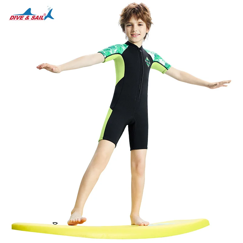 Kids Wetsuit Shorty for Boys Toddler Girls Youth 2.5mm Neoprene Thermal Swimsuit Front Zip Swimming Snorkeling Surfing Diving
Kids Wetsuit Shorty for Boys Toddler Girls Youth 2.5mm Neoprene Thermal Swimsuit Front Zip Swimming Snorkeling Surfing Diving