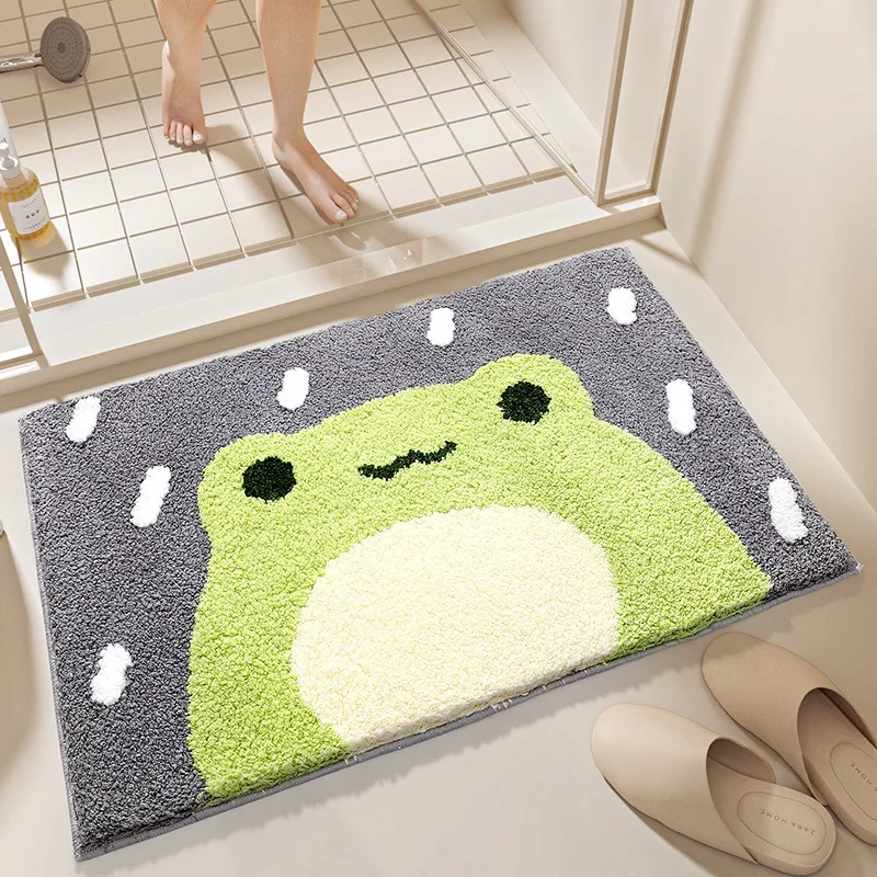 Cartoon Home Flocking Bathroom Mat High And Low Hair Strong Absorbency Non Slip Toilet Entrance Quick Dry Foot Pad Rectangula...
Cartoon Home Flocking Bathroom Mat High And Low Hair Strong Absorbency Non Slip Toilet Entrance Quick Dry Foot Pad Rectangula...