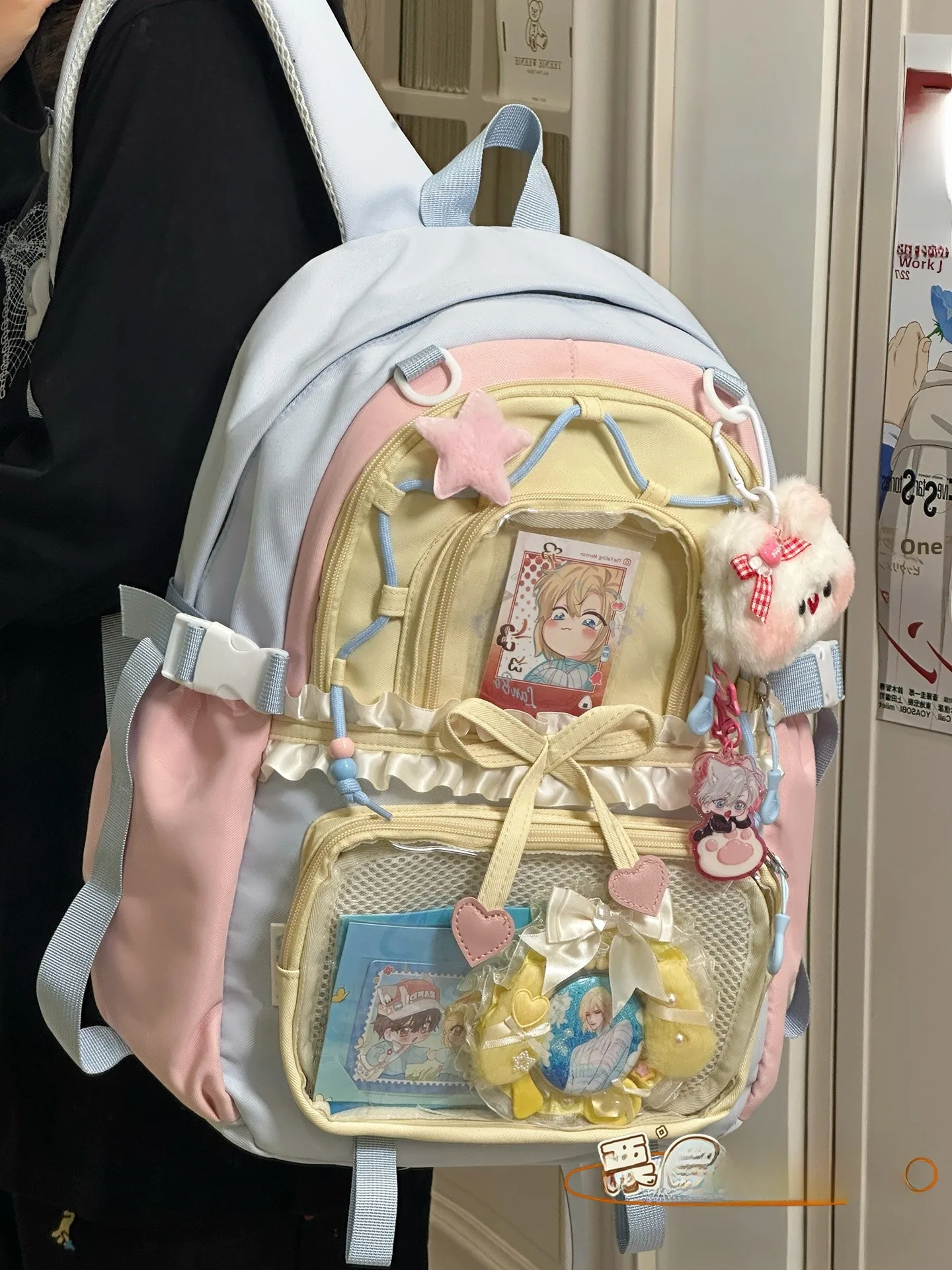 Симпатичная японская сумка на двойное плечо большой емкости для девочек младших и старших классов, студенческие принадлежности с Cuter Ca...
Симпатичная японская сумка на двойное плечо большой емкости для девочек младших и старших классов, студенческие принадлежности с Cuter Ca...