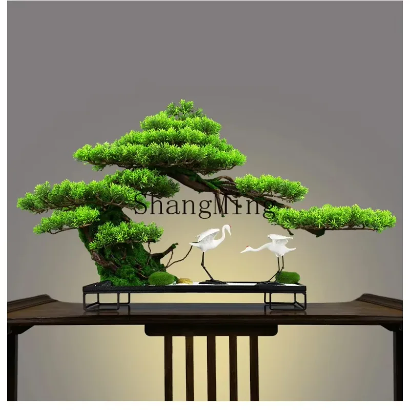 CL simulation welcome pine tree, living room entrance, home bonsai decoration, office micro-landscape ornament
CL simulation welcome pine tree, living room entrance, home bonsai decoration, office micro-landscape ornament