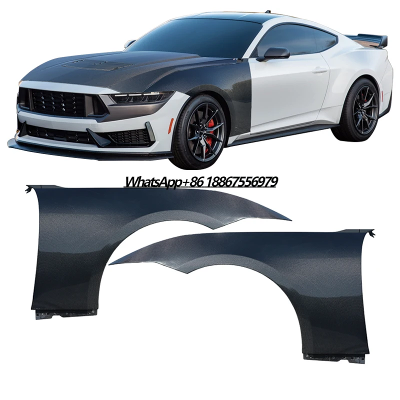 Комплект кузова переднего крыла из углеродного волокна для Ford Mustang S650, оригинальное заводское крыло
Комплект кузова переднего крыла из углеродного волокна для Ford Mustang S650, оригинальное заводское крыло