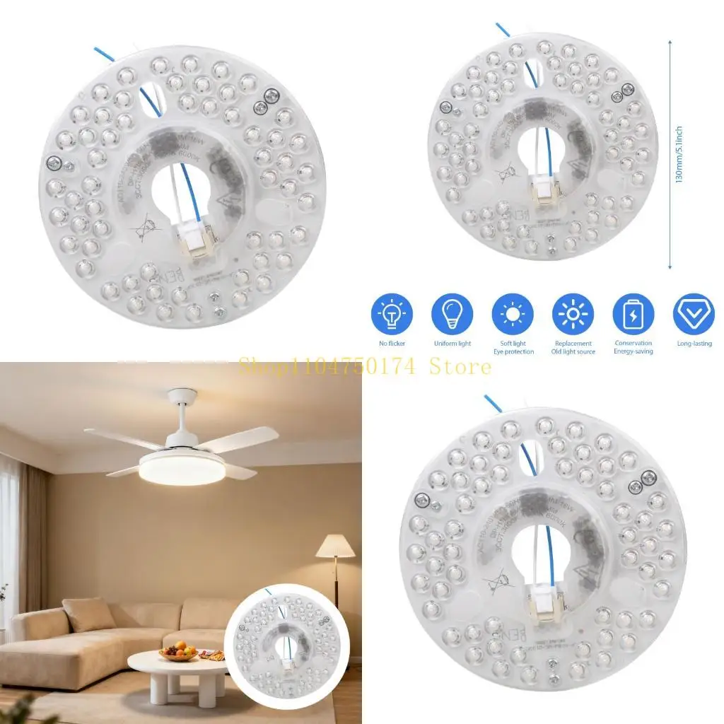 Attachable 18W Ceiling Fan Light Board 130mm Wide PC Aluminum Material Long Lasting Soft top sale
Attachable 18W Ceiling Fan Light Board 130mm Wide PC Aluminum Material Long Lasting Soft top sale