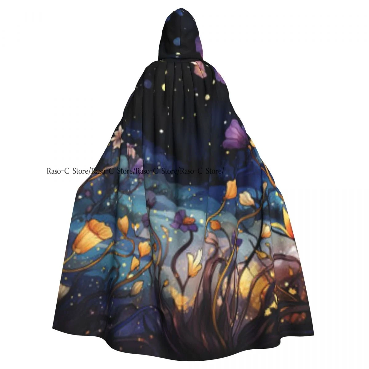 Unisex Witch Party Reversible Hooded Adult Vampires Cape Cloak Floral Background Flower Image
Unisex Witch Party Reversible Hooded Adult Vampires Cape Cloak Floral Background Flower Image