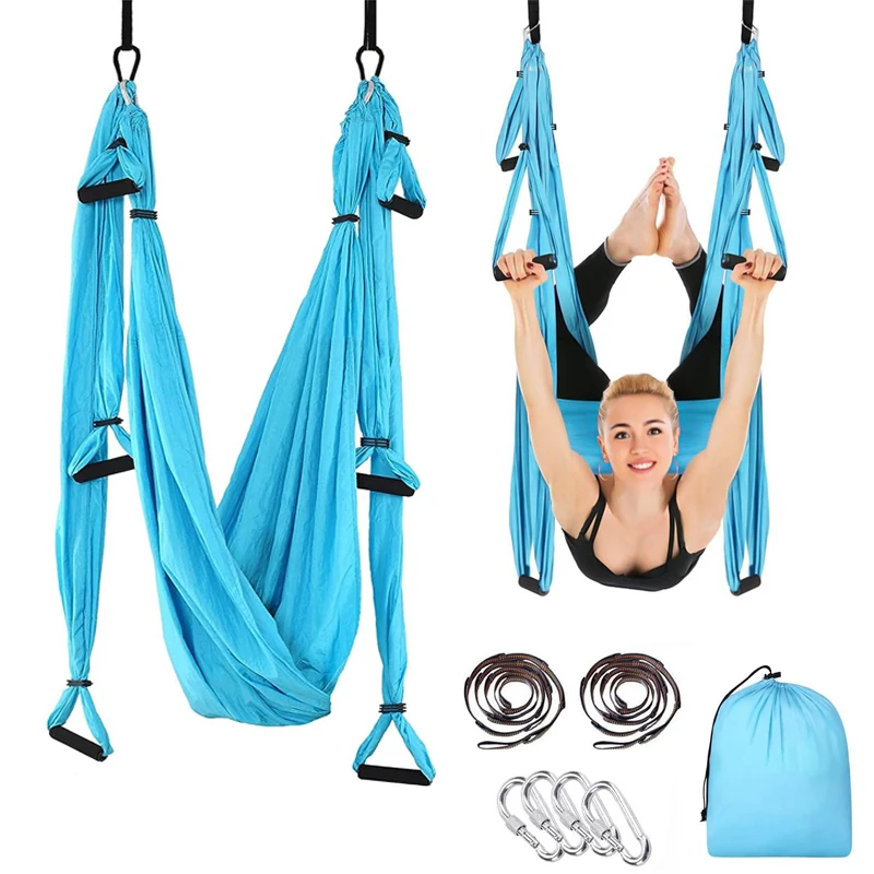 Премиум антигравитационный нейлон с 6 ручками, высокопрочные качели для йоги, воздушный гамак для йоги, комплект для летающей воздушной йоги, шелковый комплект для йоги
Премиум антигравитационный нейлон с 6 ручками, высокопрочные качели для йоги, воздушный гамак для йоги, комплект для летающей воздушной йоги, шелковый комплект для йоги
