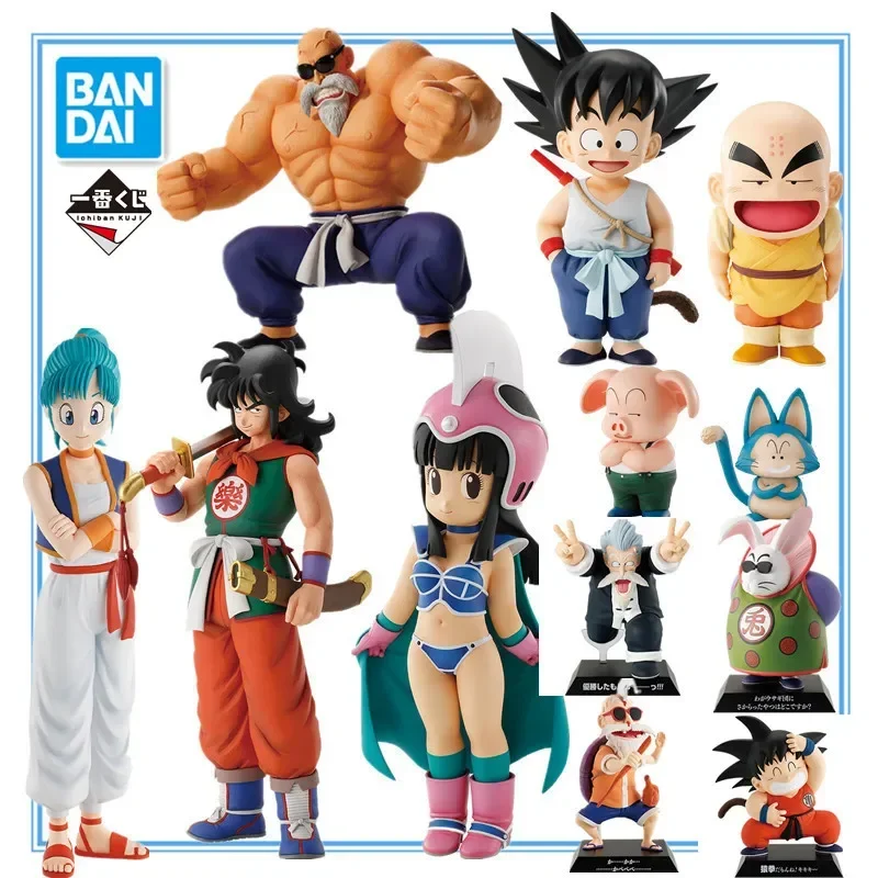 Original Bandai Dragon Ball Ichiban Kuji Son Goku Bulma Yamcha Chichi Master Roshi Collectible Anime Figures Model Toys Gift
Original Bandai Dragon Ball Ichiban Kuji Son Goku Bulma Yamcha Chichi Master Roshi Collectible Anime Figures Model Toys Gift