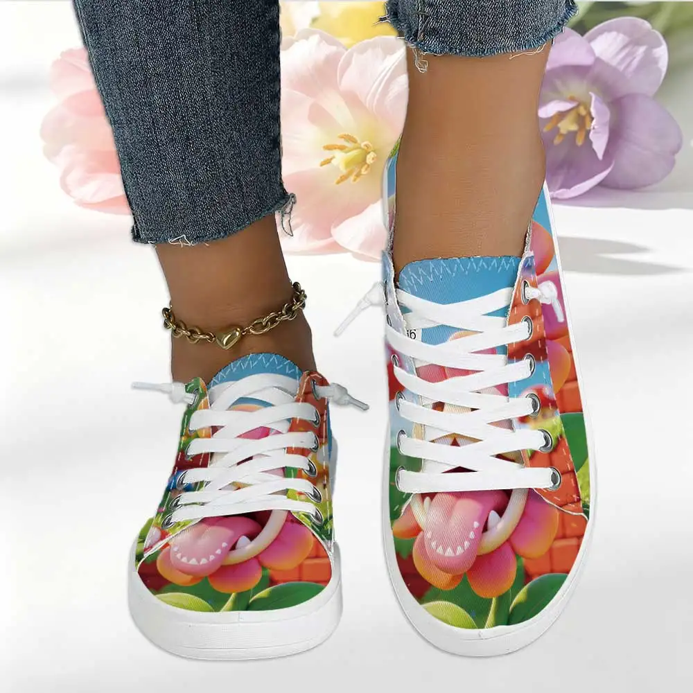 Women's Cartoon Big‑Mouth Flower Fun Low Top Casual Shoes Trendy Slip On Sneakers Breathable Flat Daily Footwear
Women's Cartoon Big‑Mouth Flower Fun Low Top Casual Shoes Trendy Slip On Sneakers Breathable Flat Daily Footwear