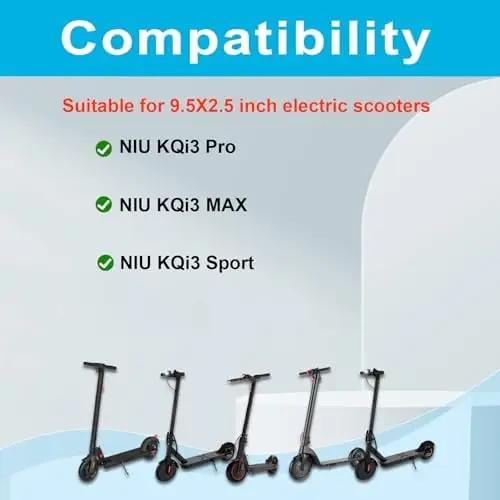 TOCBEUU 9.5x2.5-6.1 Solid Tires for NIU KQi3 Pro/Max/Sport – Black (2PCS)
TOCBEUU 9.5x2.5-6.1 Solid Tires for NIU KQi3 Pro/Max/Sport – Black (2PCS)