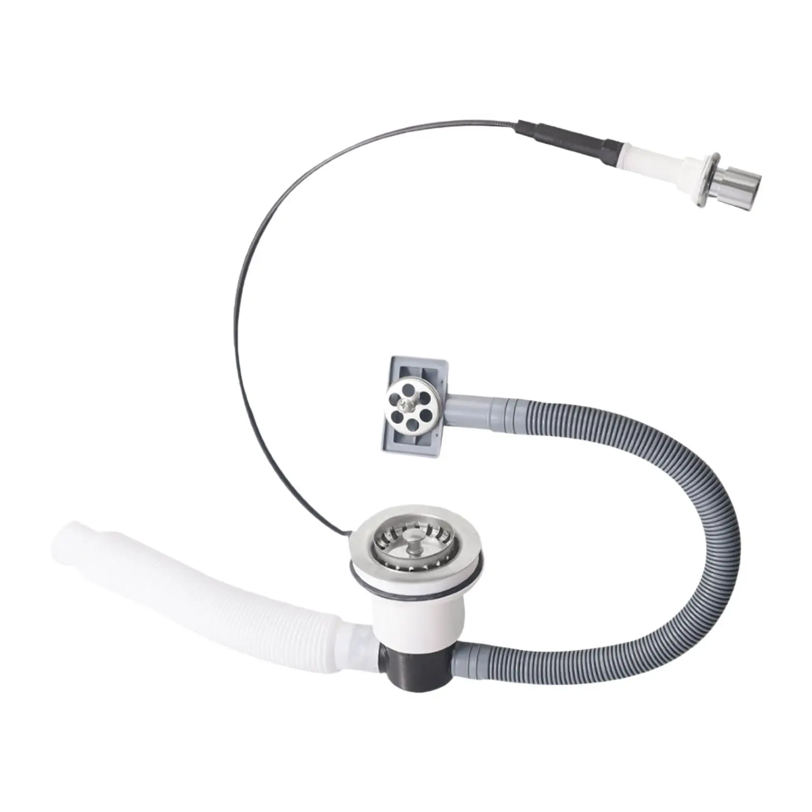 Drain Strainer for Mop Sink Assmebly Kit Kitchen Replacement Stainless Steel Laundry Room Bathroom Reliable with Overflow Head
Drain Strainer for Mop Sink Assmebly Kit Kitchen Replacement Stainless Steel Laundry Room Bathroom Reliable with Overflow Head