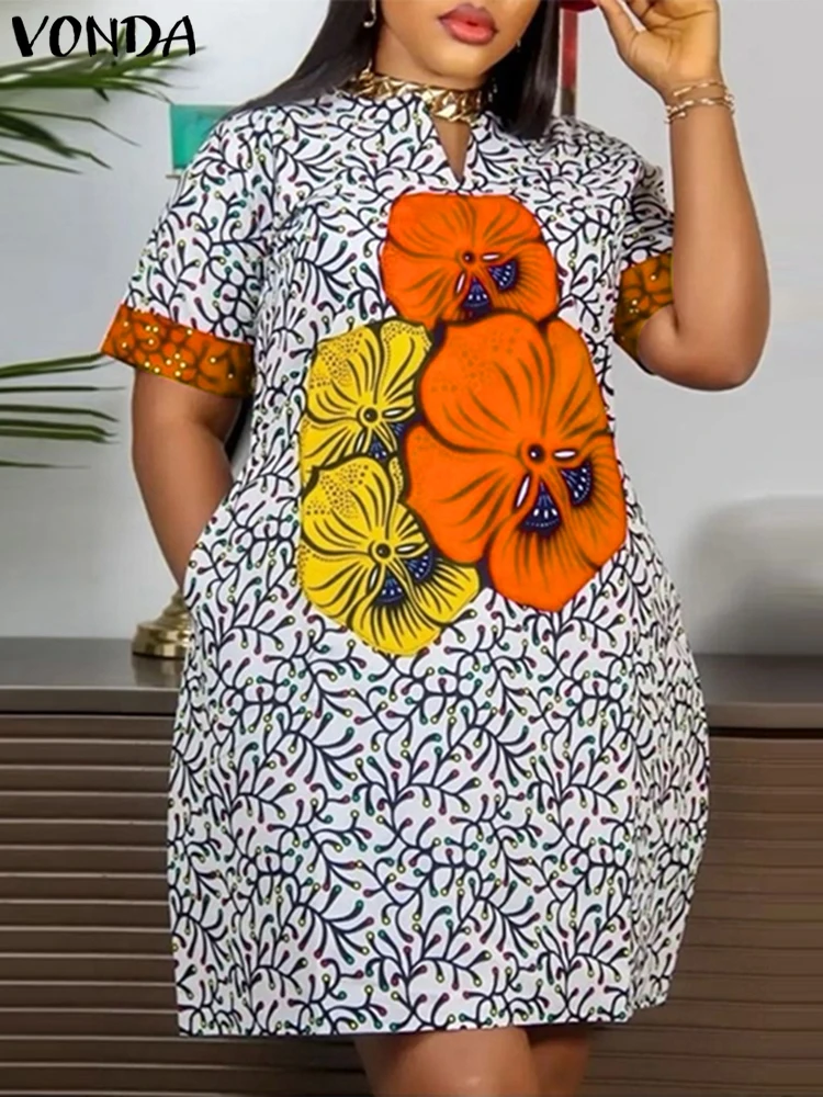Plus Size 5XL VONDA Women Dress Vintage 2025 Printed Sundress Elegant Mini Dress Casual Loose Party Short Robe Vestidos
Plus Size 5XL VONDA Women Dress Vintage 2025 Printed Sundress Elegant Mini Dress Casual Loose Party Short Robe Vestidos
