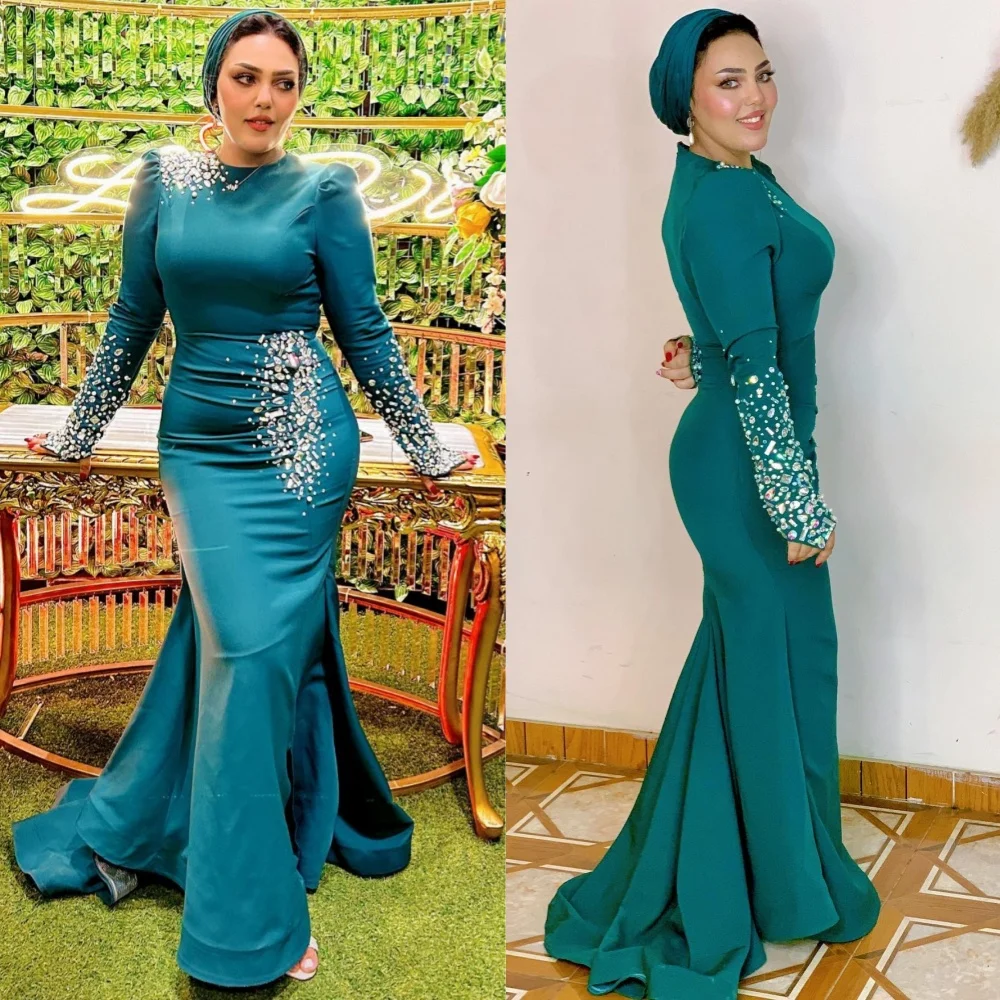 Customized Fashion Pastrol Jersey Sequined Pleat Trumpet Scoop Neck Long Dresses Bespoke Occasion Classic
Customized Fashion Pastrol Jersey Sequined Pleat Trumpet Scoop Neck Long Dresses Bespoke Occasion Classic