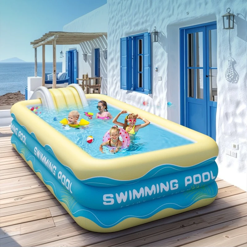 Swimming Pools for Family Inflatable Swimming Pool Children Baby Home Use with Slide Thickened Adults Outdoor Folding Large Pool
Swimming Pools for Family Inflatable Swimming Pool Children Baby Home Use with Slide Thickened Adults Outdoor Folding Large Pool