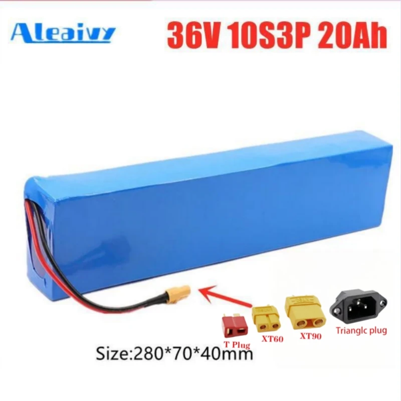 36V 10S3P 20Ah with 20A BMS, suitable for 350W 500W electric bicycles, electric vehicles, motorcycles 18650 lithium battery pack
36V 10S3P 20Ah with 20A BMS, suitable for 350W 500W electric bicycles, electric vehicles, motorcycles 18650 lithium battery pack