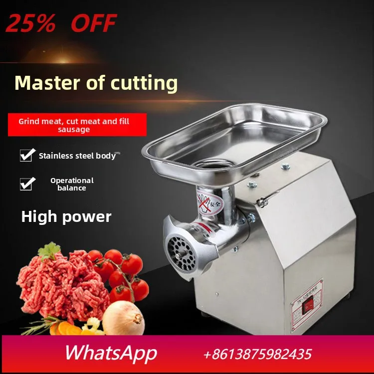 YJQ Commercial Multifunctional Desktop Stainless Steel Meat Grinder High Power Automatic Household Grinder
YJQ Commercial Multifunctional Desktop Stainless Steel Meat Grinder High Power Automatic Household Grinder