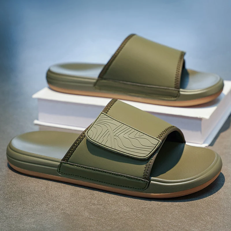 Men's Summer 2026 Slip-On Slippers Indoor Home Casual Beach Sandals Wear-Resistant Anti-Slip Soft Bottom EVA Flat Heel
Men's Summer 2026 Slip-On Slippers Indoor Home Casual Beach Sandals Wear-Resistant Anti-Slip Soft Bottom EVA Flat Heel