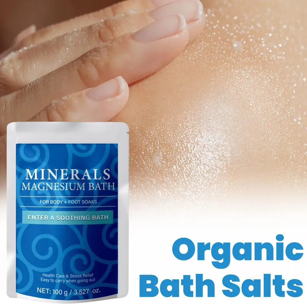 Magnesium Bath for Deeper Relaxation & Comfort, Organic Bath Salts for Unisex, Soothing Mineral Soak,Relieve Fatigue,100g
Magnesium Bath for Deeper Relaxation & Comfort, Organic Bath Salts for Unisex, Soothing Mineral Soak,Relieve Fatigue,100g